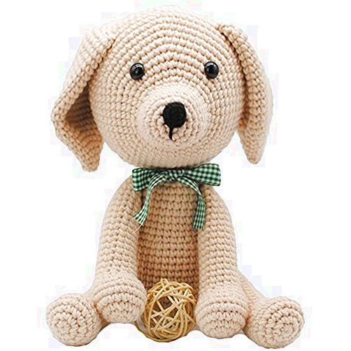 Generic Rainbow Horse Crochet Kit DIY Dog Amigurumi Crocheting Kits Sheep cat Animal Gift Knitting Kits Toy Handmake Kits Yarn Accessories (habagou)