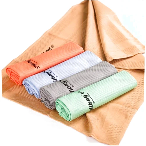Generic Ilbay's Microfiber Cleaning Cloth Set of 5, 16''x26'' Microfiber Cleaning Towel with 5 Color, Assorted Car Polishing, Windows Wipes