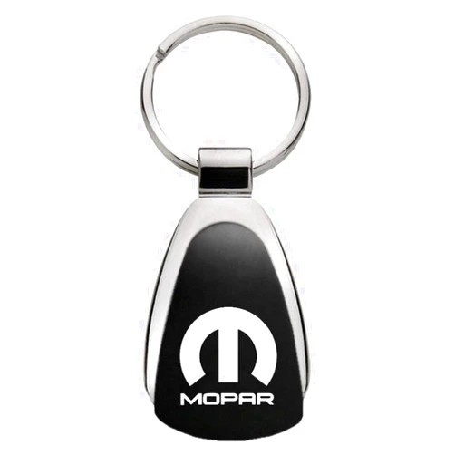 Mopar Au-TOMOTIVE GOLD Teardrop Key Chain for Mopar (Black)