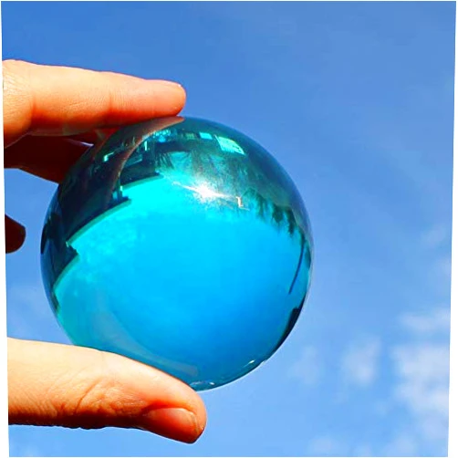 DSJUGGLING Aqua Acrylic Contact Juggling Ball - 76mm (3 Inches) -Blue