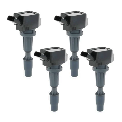 DICMIC Set of 4 Ignition Coil Pack Compatible with Hyundai Sonata Santa Fe Tucson Kia Optima Sorento Sportage Stinger Genesis G70 L4 2.0L Replace# UF764, 27300-2GGA0, GN10730, C988, E1264, IC871