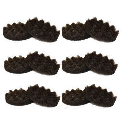 Zanyzap 12 Bio-Foam Pads for Fluval FX4, FX5, FX6 Filters