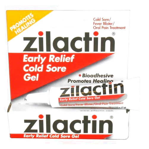 Zilactin - Early Relief Cold Sore Gel - 0.25 oz. by Blairex Laboratories Inc