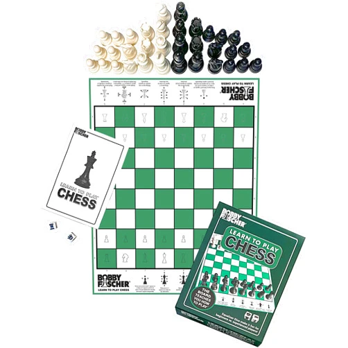 Bobby Fischer® Learn to Play Chess Set Board Game