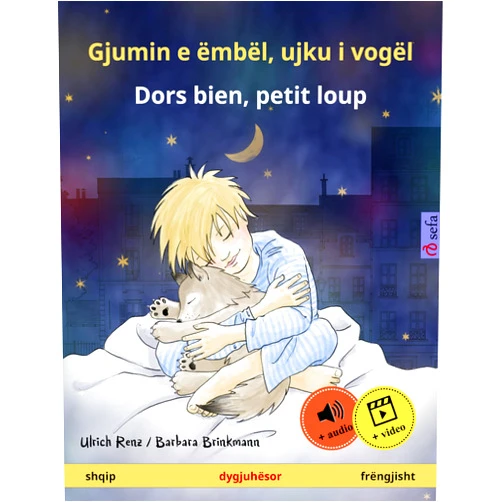 French Edition by Ulrich Renz (Author), Barbara Brinkmann (Illustrator), Jeta Abazi Gashi (Translator), Céleste Lottigier (Translator), Qëndrim R. Gashi (Translator) & 1 more Format: Kindle Edition Gjumin e ëmbël, ujku i vogël – Dors bien, petit loup (shqip – frëngjisht): Libër fëmijësh në dy gjuhë, 2 vjeç e tutje, me audio dhe video në internet (Sefa ... me ilustrime në dy gjuhë) (French Edition)