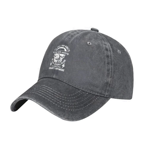 MULIHU I'll Tell You Whats Wrong with Society Baseball Cap for Men Women Hats Cotton Trucker Caps Adjustable Dad Hat
