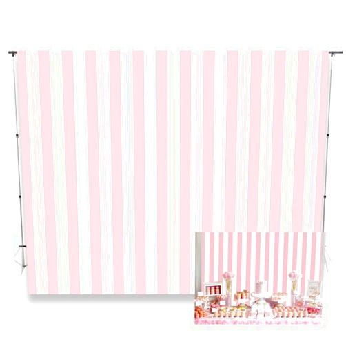 KUKUSOUL 7x5ft Pink and White Striped Photography Backdrop Vertical Streak Textured Background Birthday Party Decoration Photo Studio Props Banner Adult Elder Girl Boy Wallpaper KU226