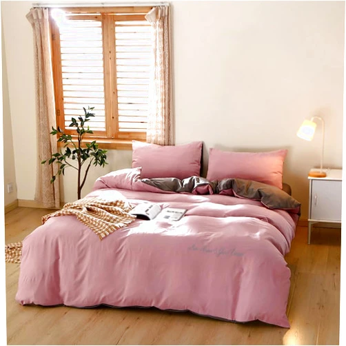 TiLtd Duvet Cover Bed Set - Ultra Soft Brushed Microfiber- Lightweight Microfiber Bedspread,Modern Style Pattern Coverlet for All Season (1.5m Bed Sheet Four-Piece Set,009)