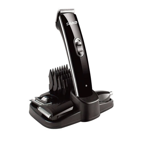 SHAO Electric Shaver and Beard Trimmer - 5 in 1 Multi-functional Rechargeable Cordless Grooming Kit for Men and Women- Face, Body, Beard, Nose Hair Trimmer with Micro Shaver, RCF-2059 (Black)