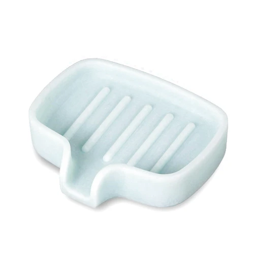 AMIREUX Draining Soap Bar Holder Home Soap Tray Quick Drain Soap Dish Holder Bathroom Soap Dishes with Drain Spout-Bathroom and Kitchen Sink Organizer (Mint Green)
