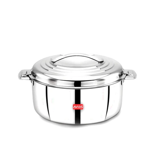 AVIAS Platina Premium Insulated Stainless Steel Serving Casserole with lid (3500 ML)