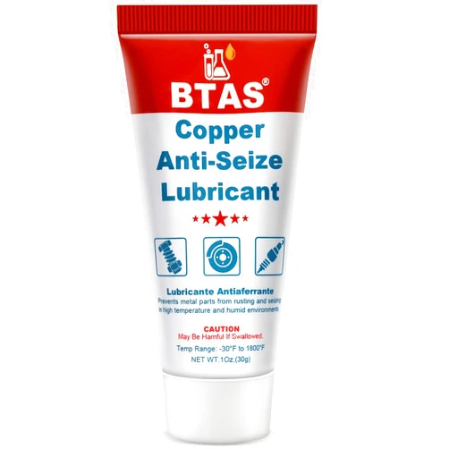 BTAS Copper Anti-Seize Compound Thread Lubricant Grease Never Antiseize High Temp for Spark Plug Bolts 1 oz 1Pcs