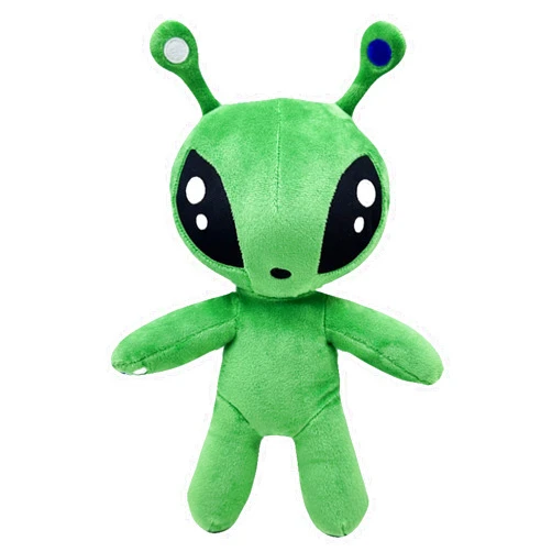 DYNUBECY Alien Plush Toy,Green Alien Pillow for Kids' Room Decor,Big-Eyed Alien Gift for Animation Fans and Kids Birthday