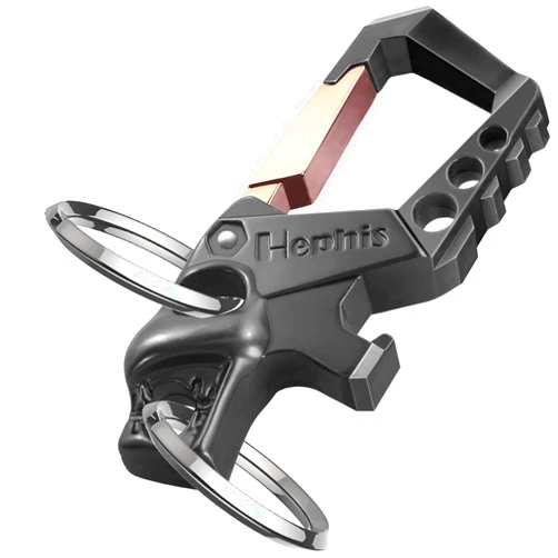 Hephis Heavy Duty Key Chain Bottle Opener,Carabiner Car Key Chains for Men and Women