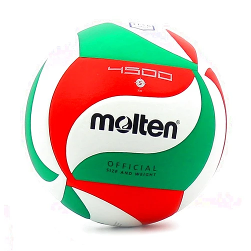 Molten V 5 M 4500 Volleyball Blanc-vert-Rouge