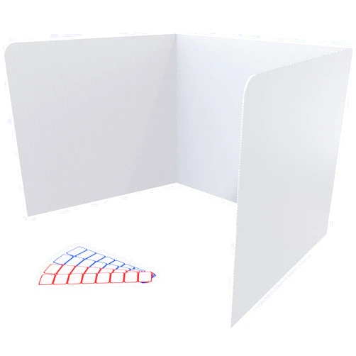 Earthables 20-Pack Plastic Privacy Folders for Students, Classroom Must Haves, Desk Dividers for Students and Privacy Shields for Student Desks, Teacher Supplies for Classroom, School Supplies 45.35