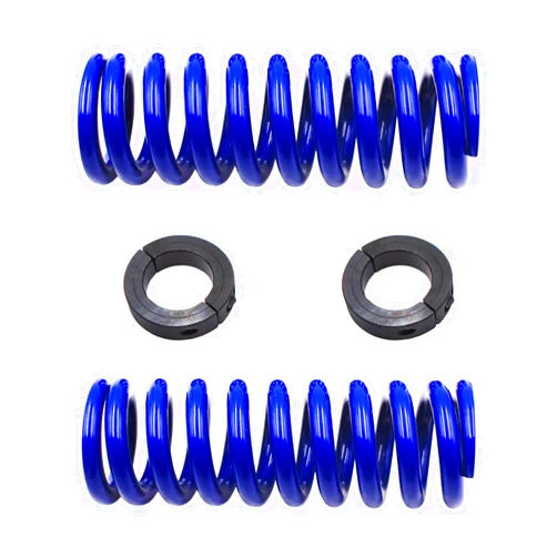 STILEALUS 2 Pack Rear Coil Springs Blue Yam-aha Golf Cart Shock Springs Fit For Ya-ma-ha G14 G16 G19 G22 G29 Drive Gas & Electric Models