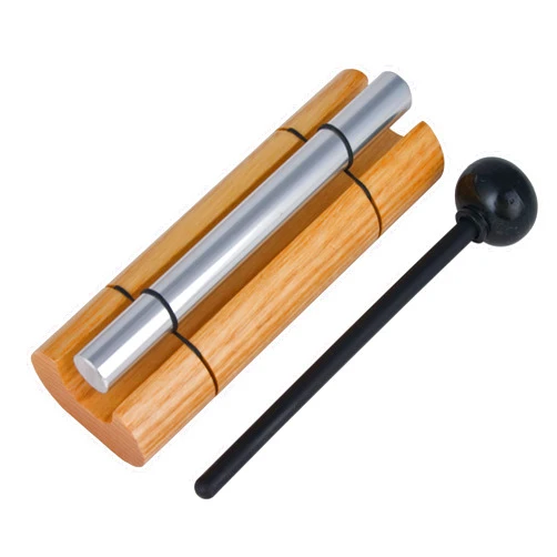Woodstock Chimes Woodstock Wind Chimes Zenergy Solo Hand Chime, Silver (7
