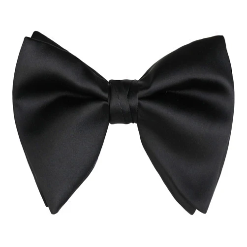 Alizeal Velvet Pre-tied Adjustable Bow Tie for Men Oversize Formal Solid Tuxedo Bowtie