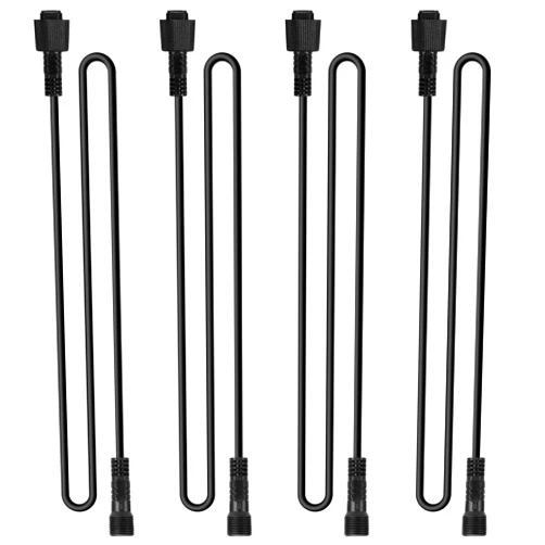 TDE Explorer.Lighting LED Light Extension Wire, 4pcs 76.3 Inch 4 Pin Cable Cords for Metal Underglow Light Kit Extension Cords for Rock Light Kits for Truck Trikes ATVs