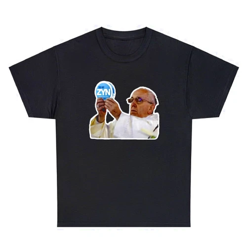 Unethical Threads The Holy Zyn T Shirt Funny Inappropriate Zyn Parody Meme Gift Humor Tee