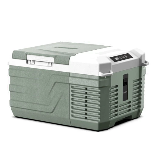 Alpicool 12 Volt Refrigerator Small Car Refrigerator (-4℉-68℉) 10 Quart Portable Refrigerator Car Fridge Portable 12V/24V DC Electric Cooler for Camping Plug in Cooler for Car Portable Freezer