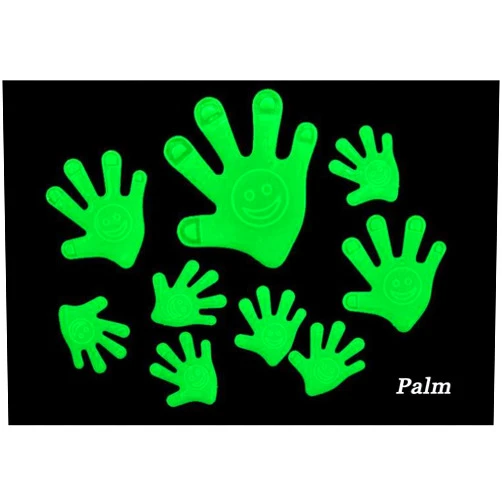 LITTLEFUN Removable Luminous Fluorescent Home Wall Decor for Kid Bedroom Glow in The Dark Stickers (Palm)