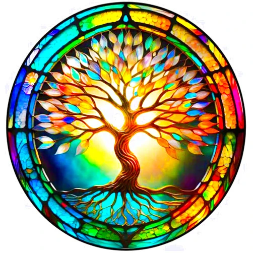Huacan Diamond Painting Kits for Adults Tree Diamond Art AB Drill 5D Diamond Painting Kit for Adults Painting with Gem Crystal Painting for Adults Wall Decor 11.8x11.8 Inch