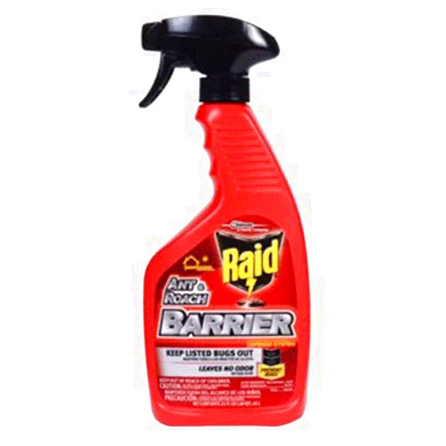 Raid Ant & Roach Barrier Spray, Keep Listed Bugs Out, For Indoor & Outdoor Use, Leaves No Odor, 22 oz