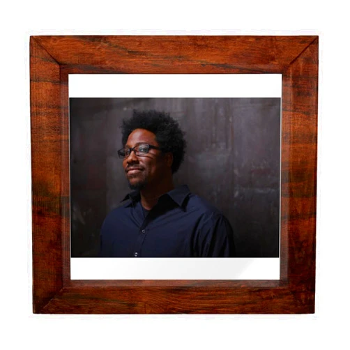 PEAS IN A POD W. Kamau Bell - 6X6 Full Color Photo Sign With Hand Made Wood Frame PIAP #G741113