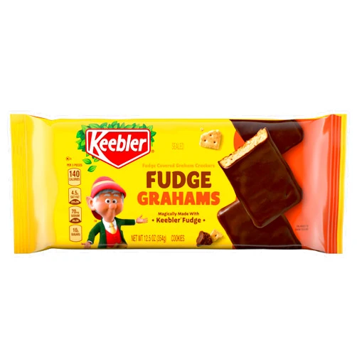 Keebler Fudge Grahams, Fudge Covered Graham Crackers, 12.5 oz