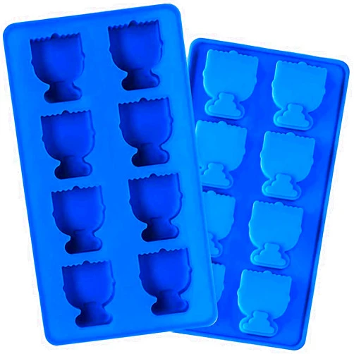 The Dreidel Company Hanukkah Silicone Ice Cube Mold Tray, One Menorah, Fun Cooking and Baking Holiday
