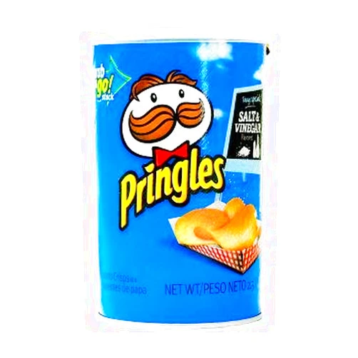Pringles Pringle Med Salt & Vinegar 2.5 Oz - (Pack of 6)