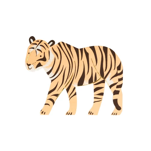 Meri Meri Tiger Napkins (Pack of 16)