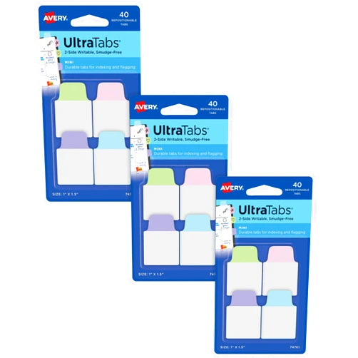 Avery Ultra Tabs, Mini Tabs, 1