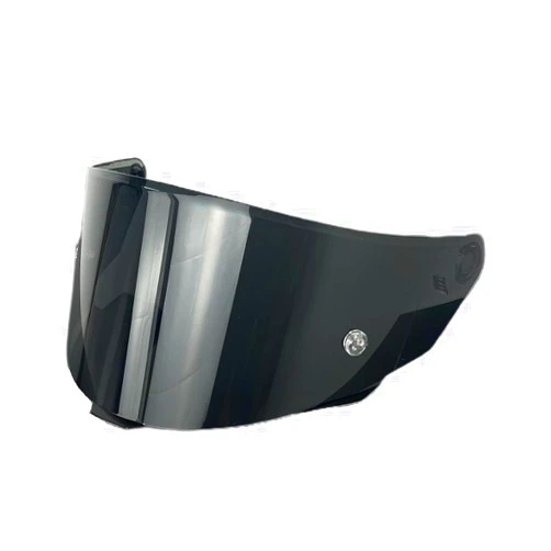 Moontogo Helmet Shields for KYT TT Course Viseira Capacete Uv Protection Windshield High Strength Sunshield Accessories (Black)