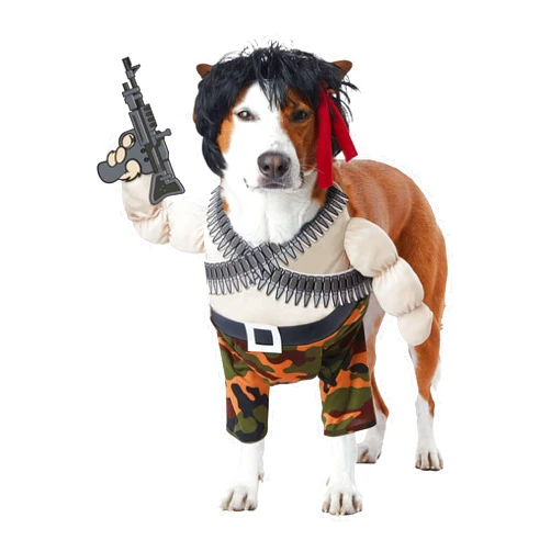 California Costumes Action Hero Pet Multi-Colored Costume, Small