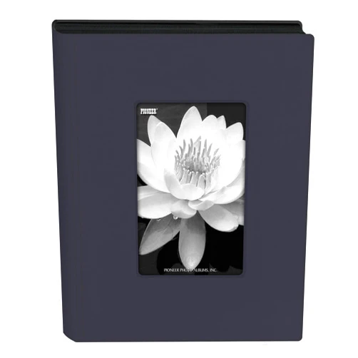 Pioneer Photo Albums KZ-46/NB Mini Frame Cover Photo Album, Navy Blue, 4