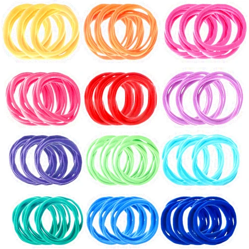 Shappy 12 Colors Potholder Weaving Loom Loops Bulk Weaving Craft Loops with Multiple Colors for DIY Crafts Supplies Compatible with 7 Inch Weaving Loom(96 Pieces)