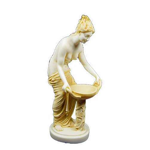 Estia Creations Hestia Sculpture Ancient Greek Goddess of The Family and The State Aged Statue