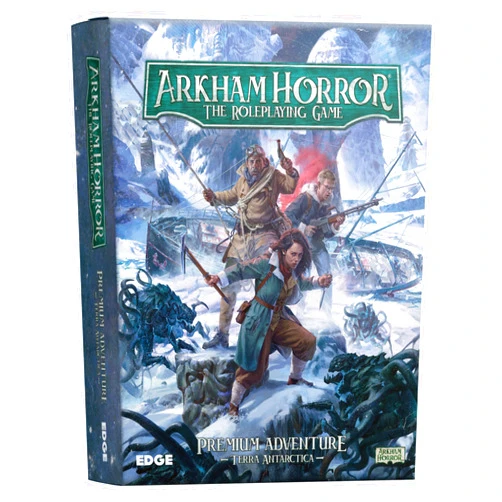 Asmodee Arkham Horror The Roleplaying Game Terra Antarctica Adventure Book, Immersive RPG for Kids & Adults, Ages 14+, 2-6 Players, 1+ Hour Playtime