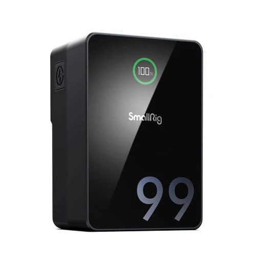 SmallRig V Mount Battery VB99 Pro, 99Wh / 6800mAh mini V-Mount Battery with PD 100W USB-C Fast Charging, with D-TAP, Dual USB-C & DC Ports, USB-A, TFT Display for Camera, Camcorder, Video Light - 4292