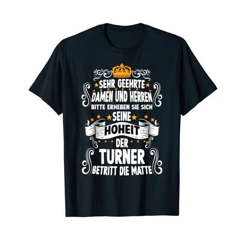 Turner Sprüche Lustiges Turnen Geschenk Gymnastics T Funny Gymnastics Accessory Sport Men T-Shirt