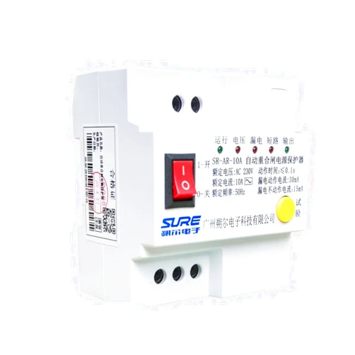 SGTD Automatic reclosing Leakage Protector self-Recovery Over-undervoltage Power Switch 220 Lightning Protection Shor SR-AR-10A