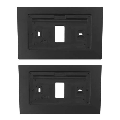 LanKstet F61-2663 Wall Plate for Sen si Wi-Fi Programmable Thermostat,Smart Thermostat Trim Backplate Cover for Sensi ST55,Black,2 pcs
