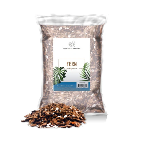 Rio Hamza Trading Potting Soil for Ferns (8 Quarts), Hand Blended Soil Mixture for Planting and Re-Potting Indoor and Outdoor Ferns
