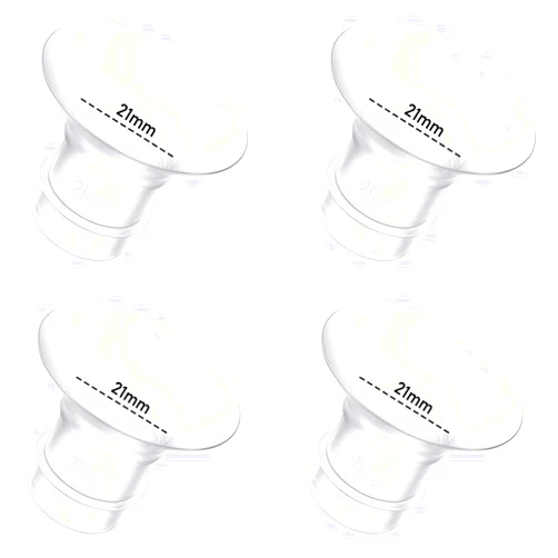 BDICOVE 4Pcs Breast Pump Flange Insert 21mm Compatible with Momcozy/Spectra/Medela/eufy/Elvie/Lansinoh/Paruu P10 Breast Pump, Fit for Momcozy M5/M9/M6/V2 Pro/V2 pro/S12 Pro/eufy E10 S1 S1 Pro, 24mm Flange
