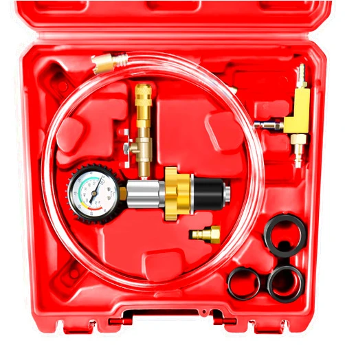 JIFETOR Universal Cooling System Vacuum Type Coolant Refill Tool Kit, Red