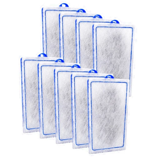 Xbbwmrs 9 Count Assembled Medium Filter Cartridges Compatible with Tetra Whisper Bio-Bag Filters 10i PF10 Reptofilter 90 GPH Medium Replacement Filter Cartridges for Whisper Filter & Aquariums