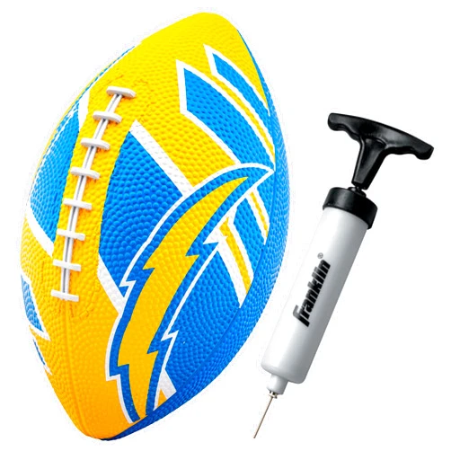 Franklin Sports NFL Team Footballs - Rubber Youth Mini Footballs for All NFL Teams - Kids Junior 8.5